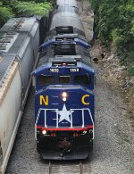 RNCX 1859 & 1869 lead train 74 northbound